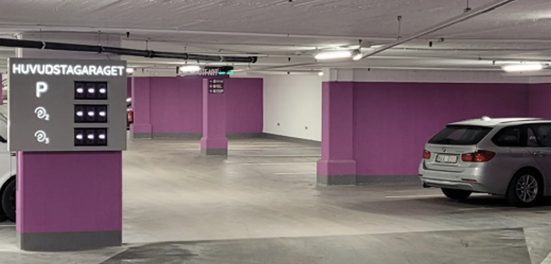 case Digitalt parkeringssystem i Huvudstagaraget